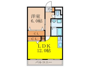 新大阪パークハイツの物件間取画像